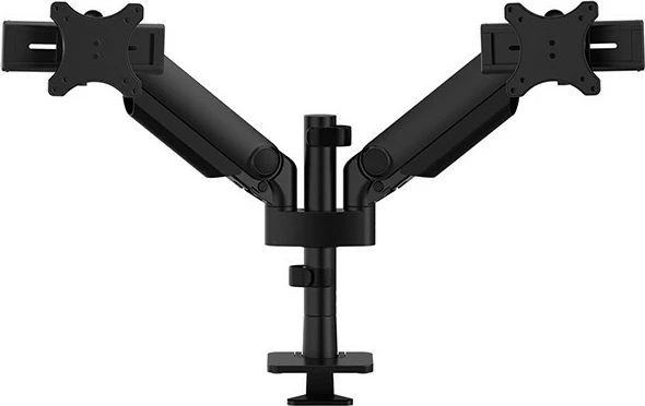 Dvojni nosilec za monitor, Neomounts DS65S-950BL2, objemka/čušica, 11 kg, 61 cm (24"), 86,4 cm (34"), 100 x 100 mm, črn