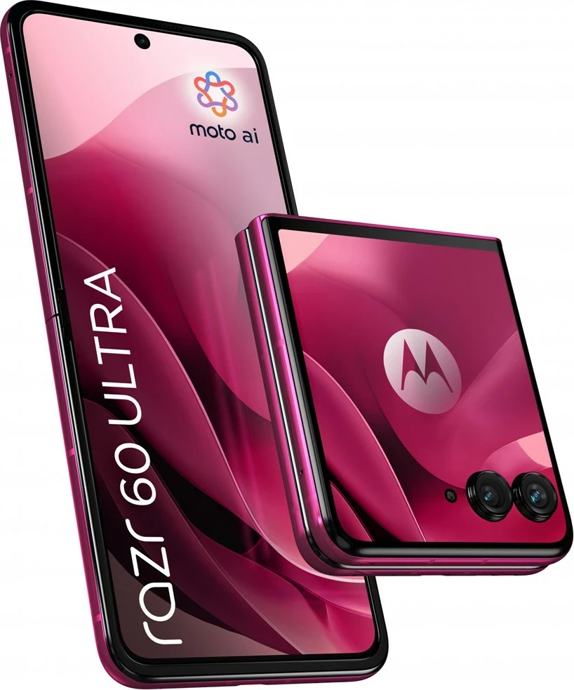 Zložljiv pametni telefon, roža — Motorola razr 60 ultra, 16 GB RAM, 512 GB