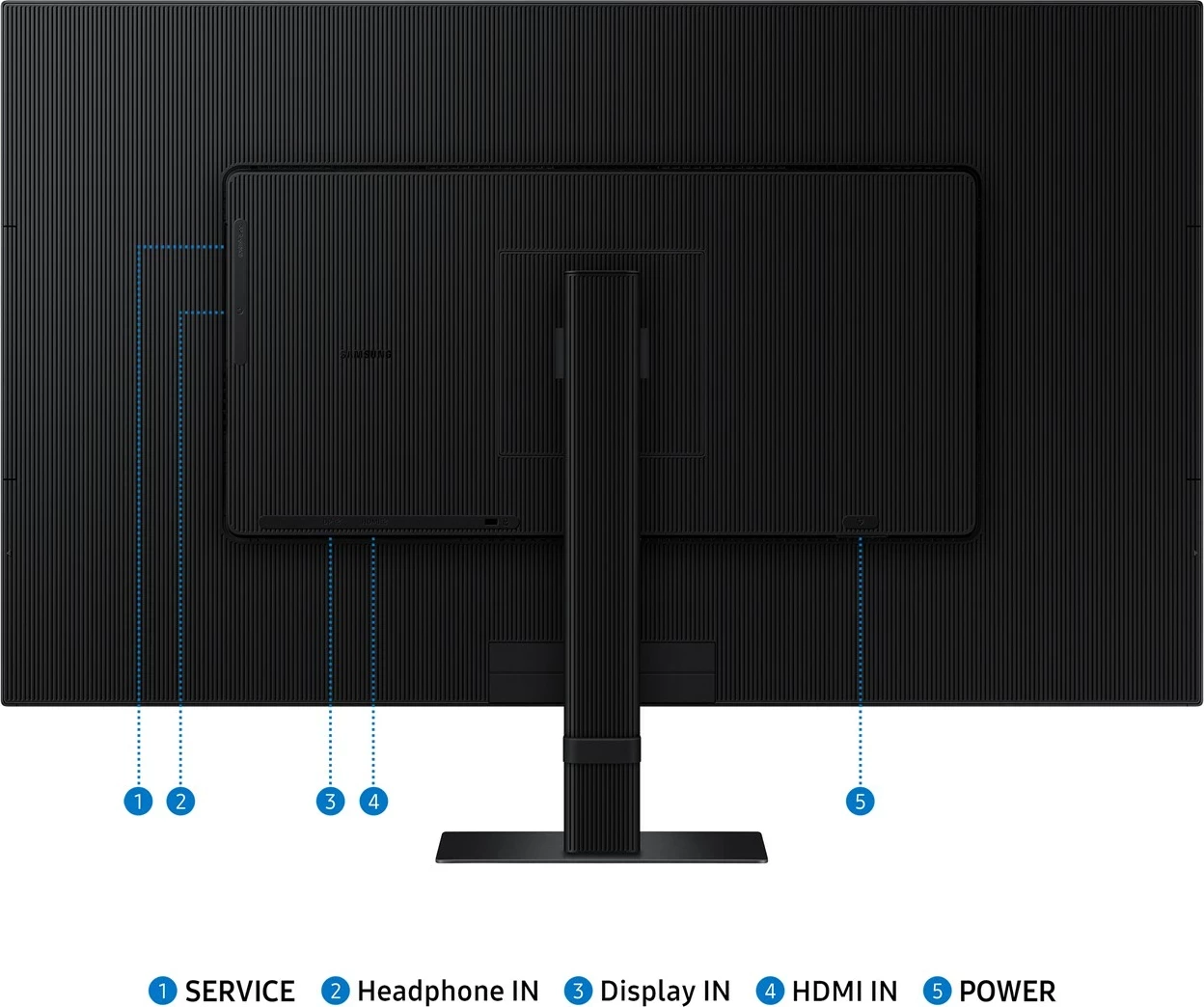 Monitor 32" 4K Ultra HD Samsung S70D, LED, črn