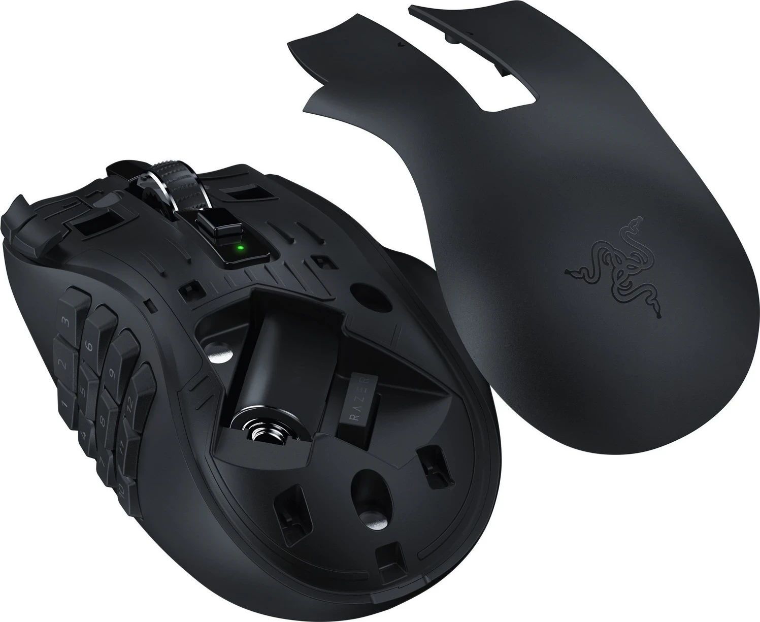 Igralni miš Razer Naga V2 HyperSpeed, črn