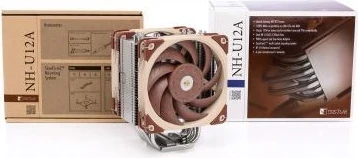 High-end procesorski hladilnik Noctua NH-U12A, 12 cm, srebrn