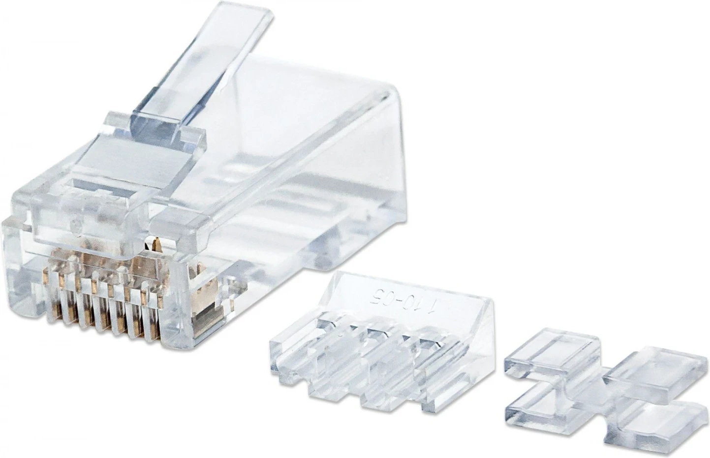 Adapter RJ45 za Cat6a, 80 kosov, prozoren — Intellinet 790666