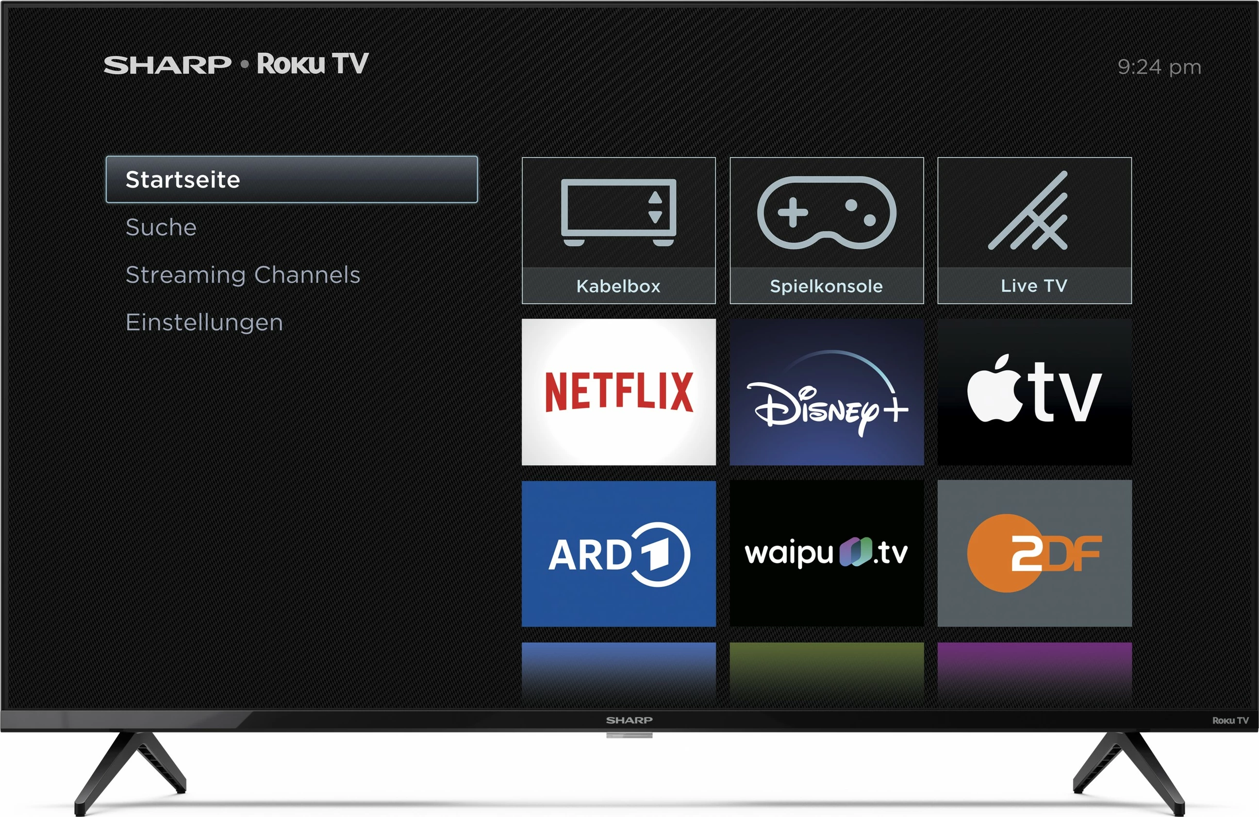 Televizor 43 inč 4K Ultra HD, Smart TV, LED, Sharp 43GJ4225E, črn
