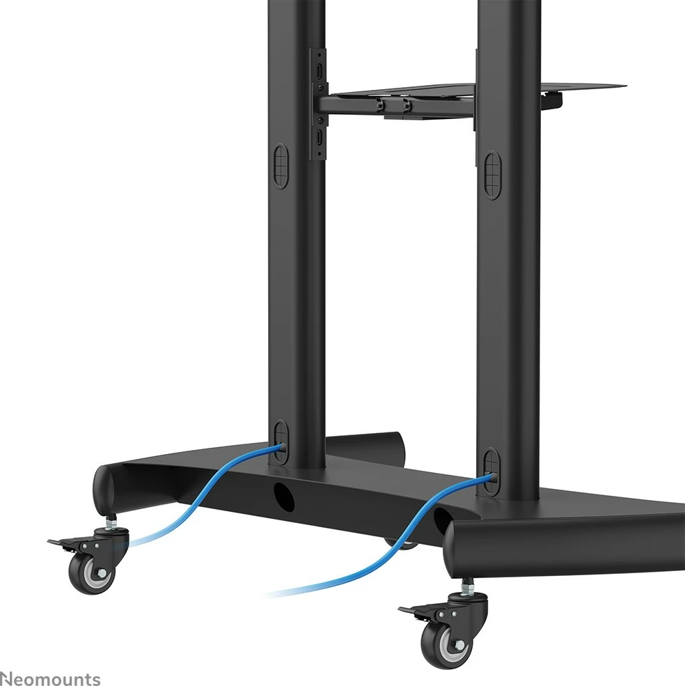 Voziček za TV Neomounts PLASMA-M1950E, za zaslone 60–100 palcev, nastavljiva višina, črn