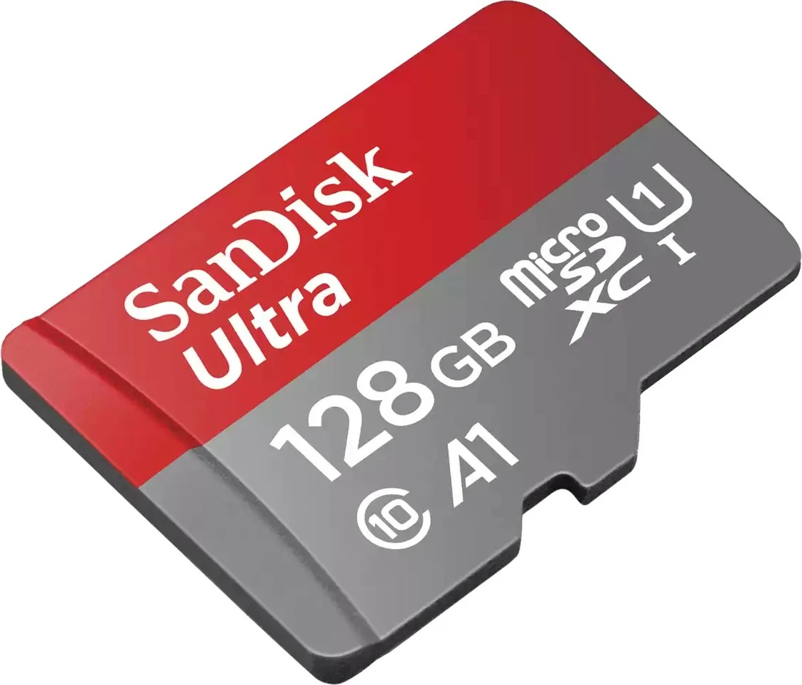 Kartica spomina SanDisk Ultra 128GB microSDXC, 140 MB/s, z adapterjem