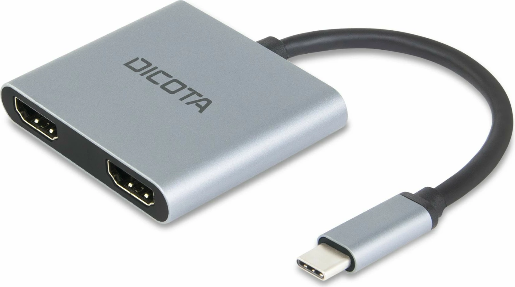 Docking postaja DICOTA D32063, USB Type-C, srebrna