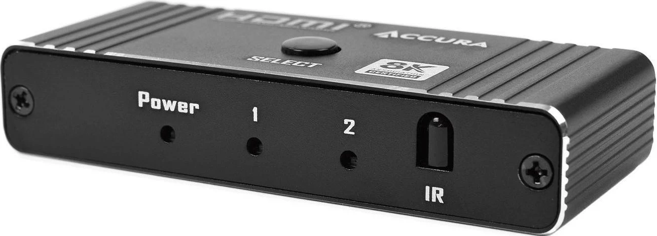 HDMI preklopnik Accura, 2 v 1 s daljinskim upravljalnikom