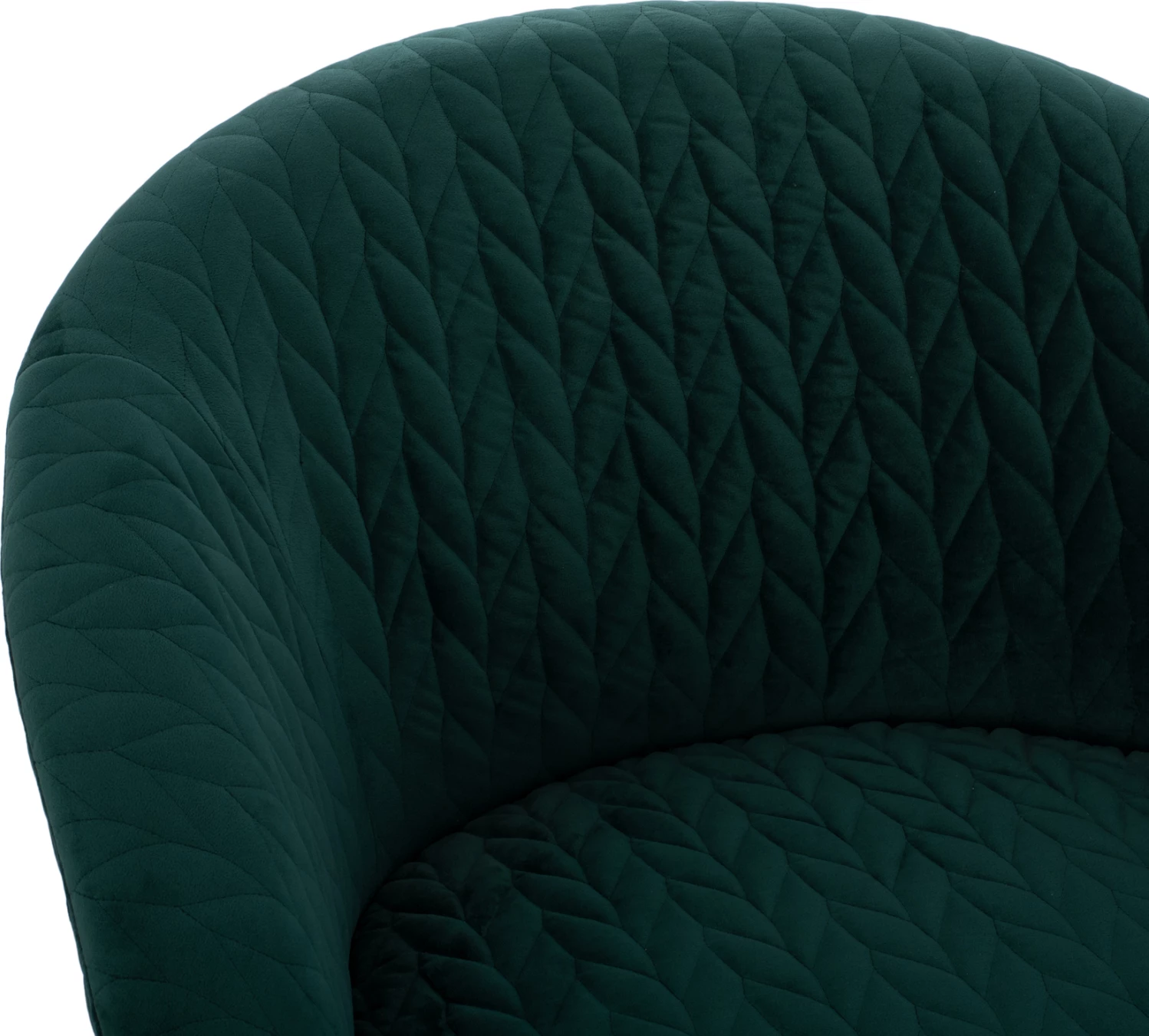 FH8549.03 naslanjač JOYCE, cipresno zelen žamet, kovinske noge