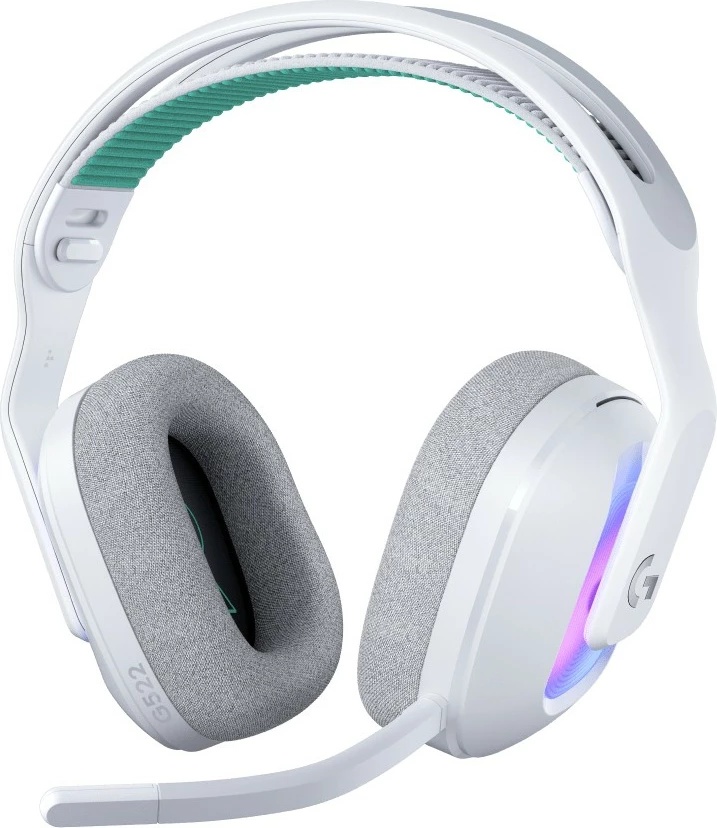 Slušalke z mikrofonom in RGB osvetlitvijo Logitech VOSS CDM, bele