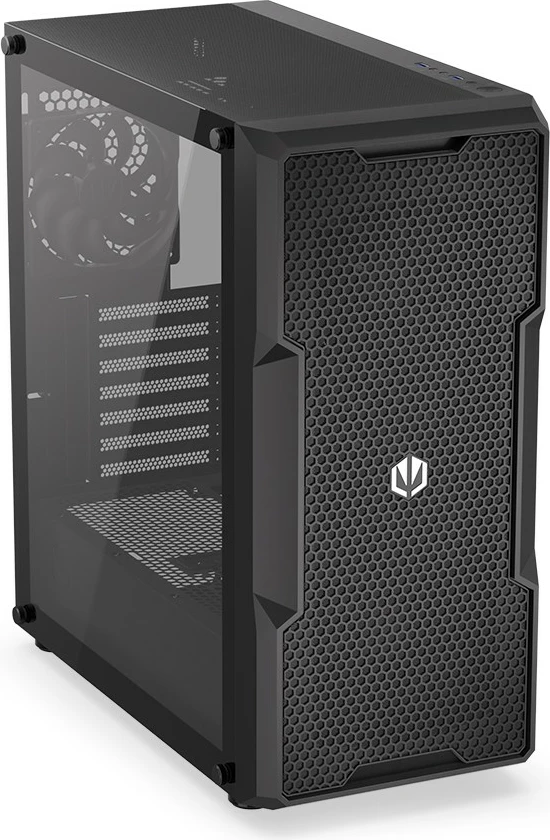 Računalniško ohišje Regnum 400 Air, Endorfy, Midi Tower, kaljeno steklo, črno