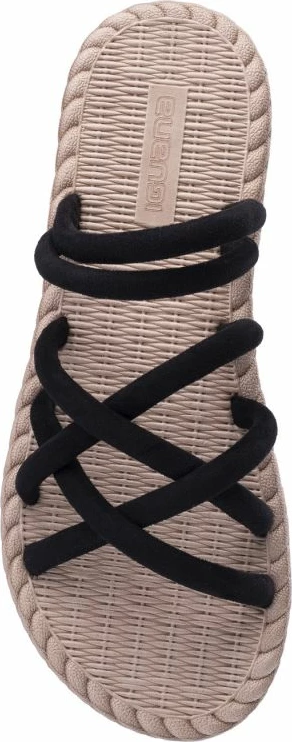 Papuče za ženske, Iguana, bež in črne