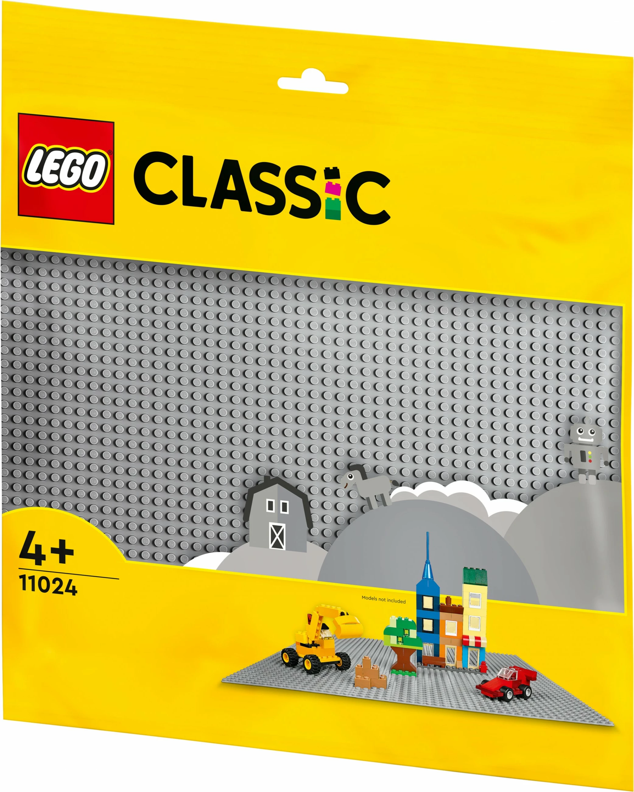Osnovna plošča za gradnjo 48x48 mest LEGO Classic siva, plastika, večbarvna