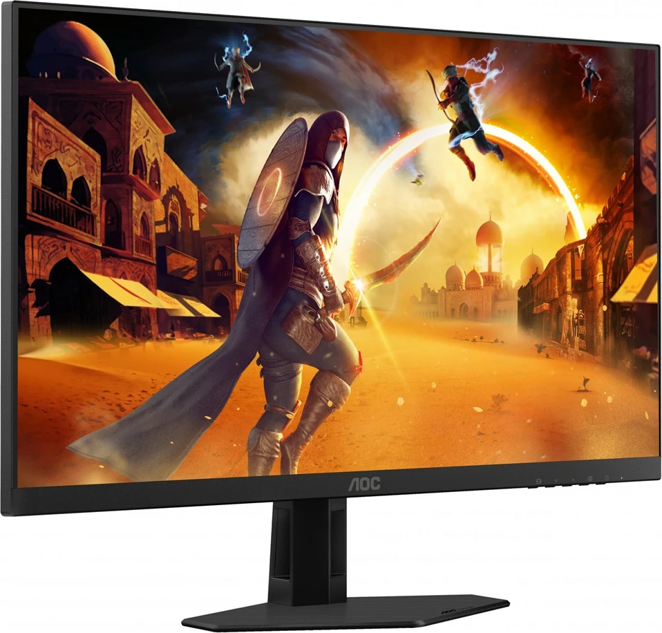 Gaming monitor 23,8" Quad HD, 180 Hz, AOC Q24G4RE, črno-rdeč