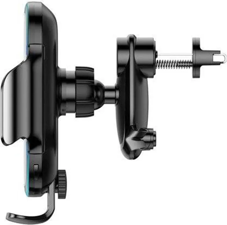 Nosilec za telefon z brezžičnim polnjenjem Baseus Light Electric, WXHW03-01, črn