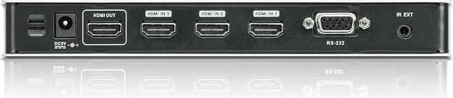 HDMI stikalo s 4 vhodi ATEN VS481B, 4K, črno/srebrno