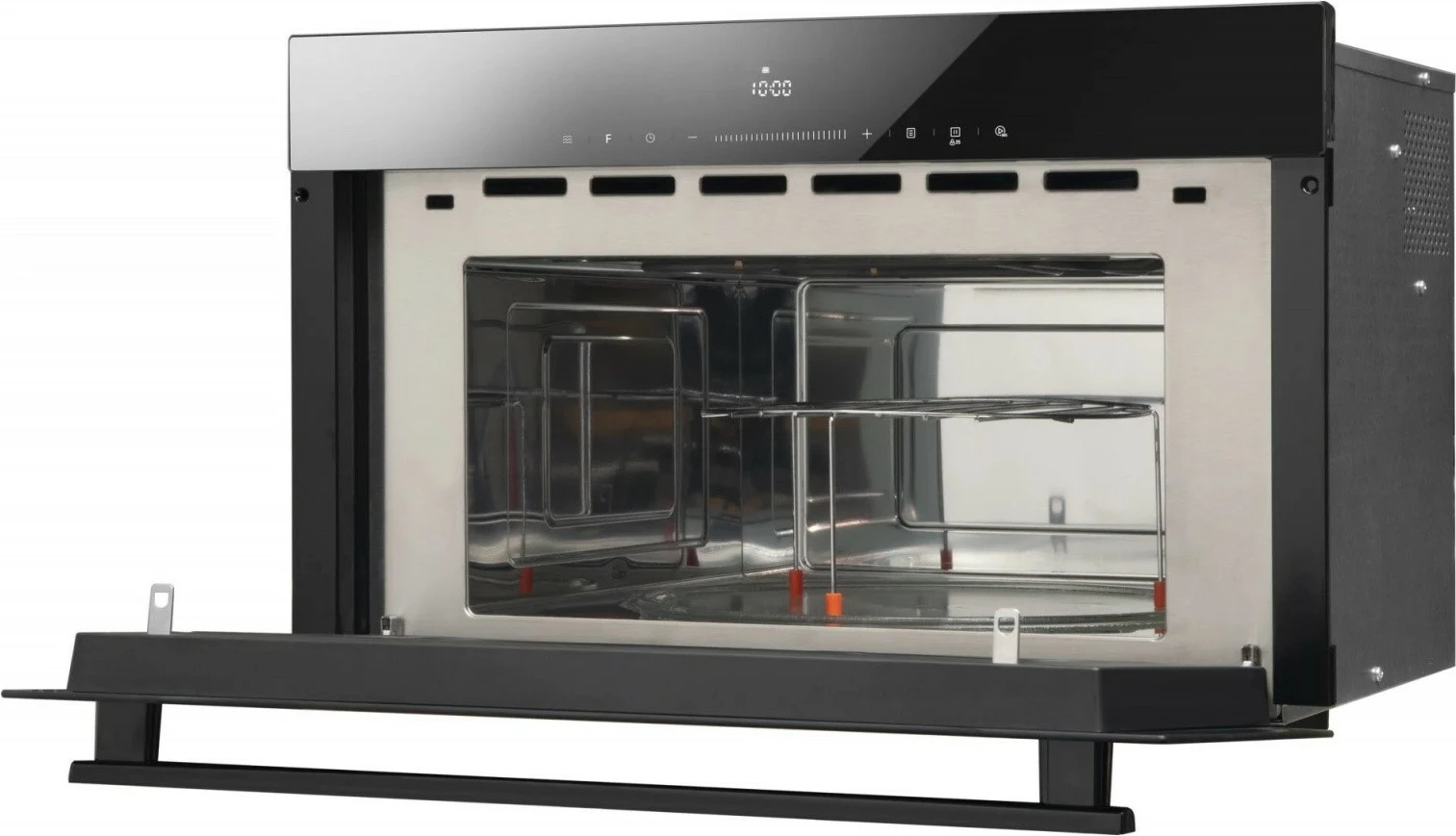 Vgradna mikrovalovna pečica Amica AMMB34E1GVB, 34 l, 900 W, grill 1100 W, črna