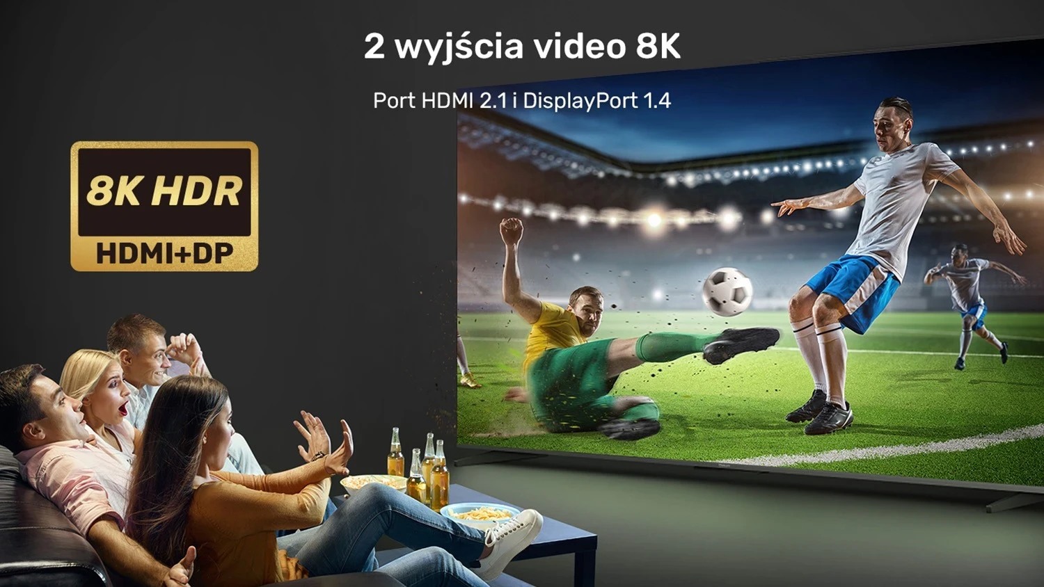 Multifunkcijski dok Unitek 12 v 1, HDMI 8K, USB 4, 100 W, črn
