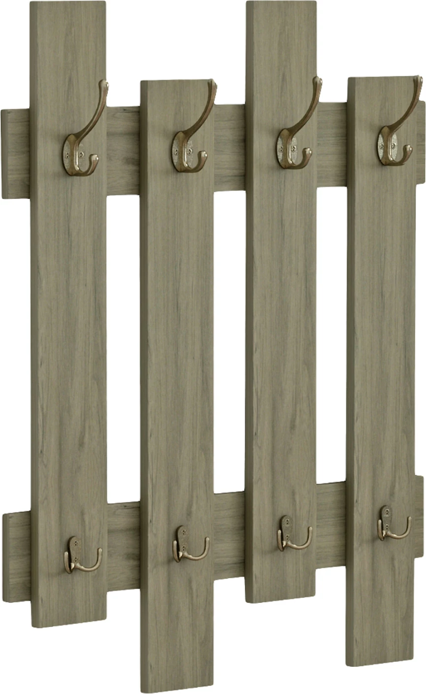 Stenski obešalnik WESSON FH8940.12 melamin v olivno zeleni barvi 64x4x79Hcm