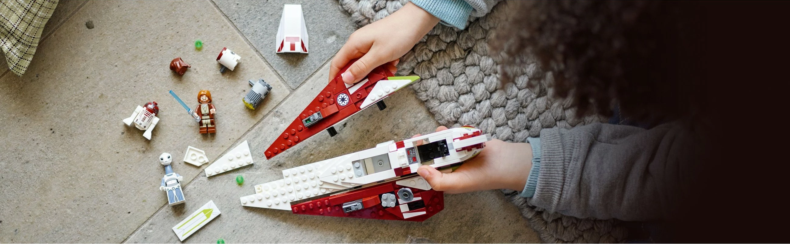 Model Jedi Starfighter, LEGO Star Wars Obi-Wan Kenobi, 282 kosov