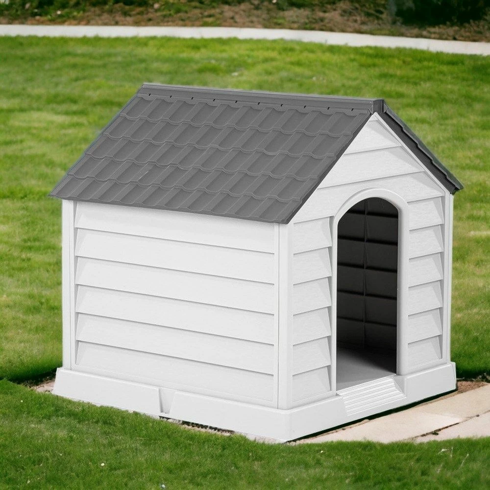 Hiša za hišne ljubljenčke, siva in antracit, Pet House Paws & Whiskers 5101-1