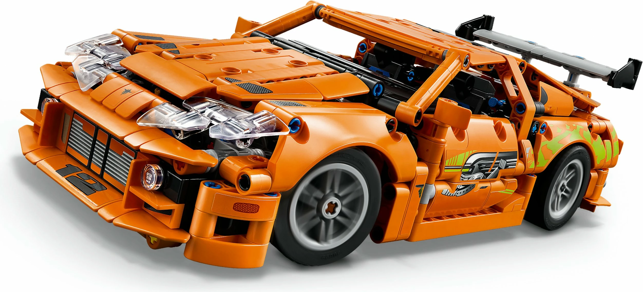Model Toyota Supra MK4 iz filma Fast and Furious, LEGO komplet 810 delov, plastika, večbarven