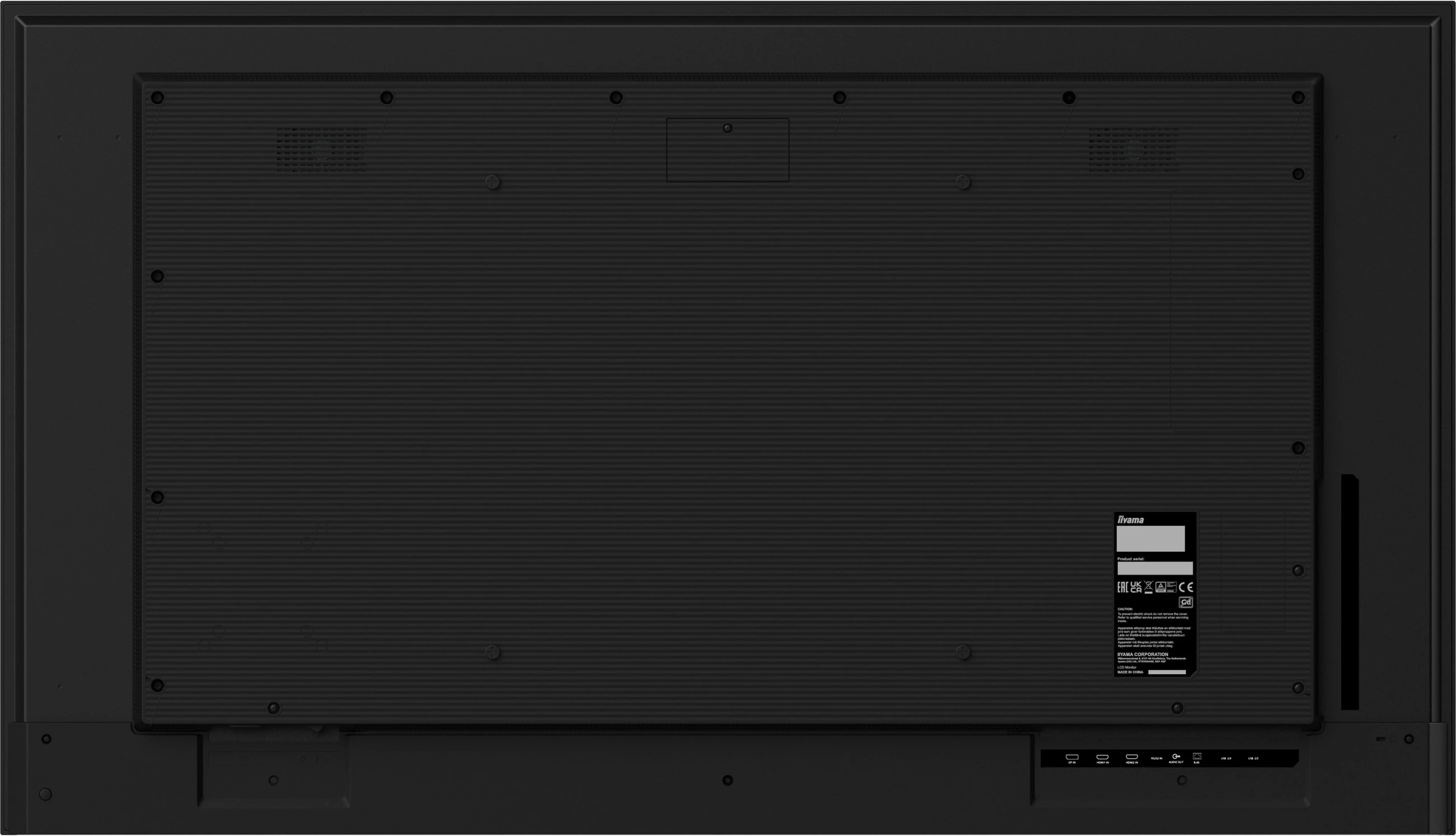 Profesionalni 55-palčni 4K Ultra HD LED monitor, Wi‑Fi, črn — iiyama ProLite LH5565UHSB-B1