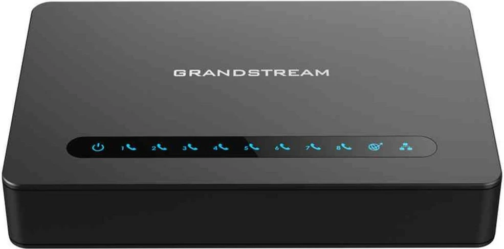 VoIP adapter Grandstream HT818, 8x FXS, črn