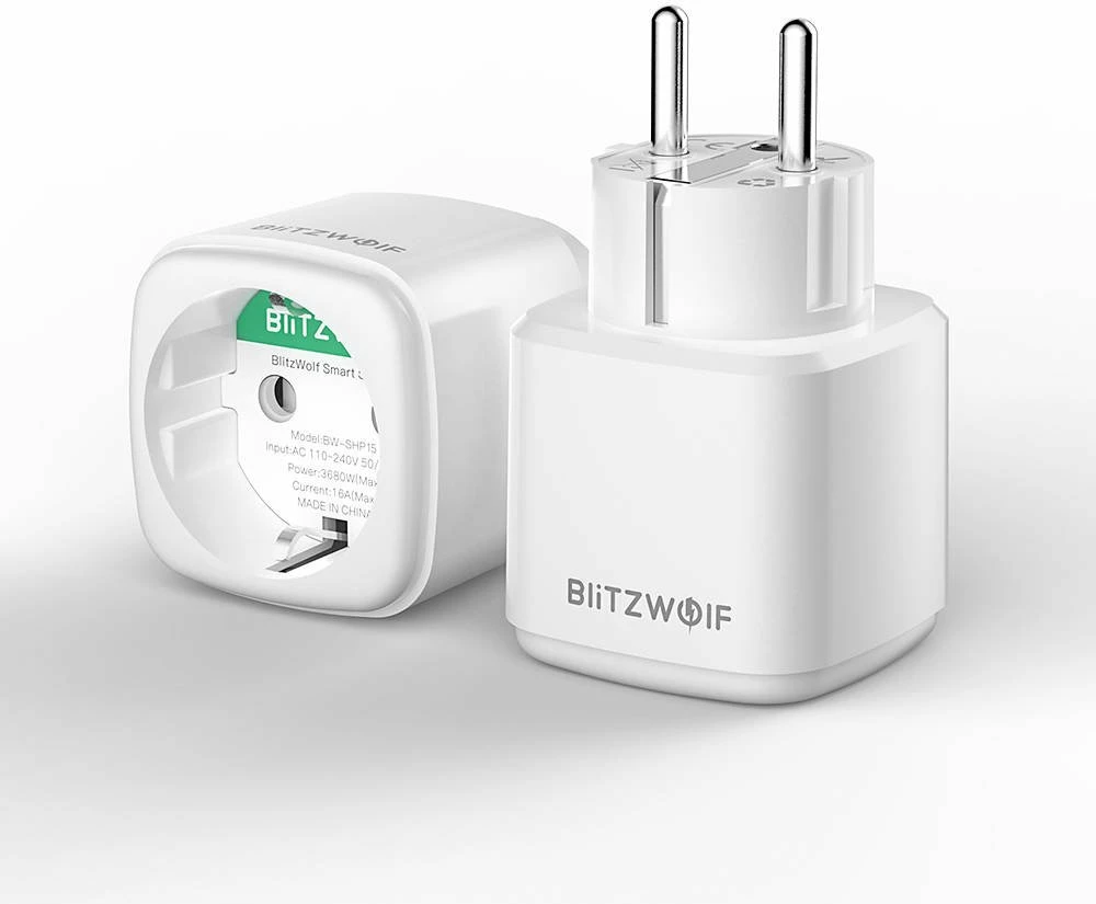 Pametna vtičnica ZigBee 3.0, 3680 W, EU, bela - BlitzWolf BW-SHP15