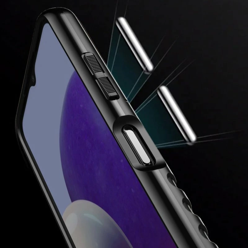 Ovitek za telefon Hurtel Thunder Case za Samsung Galaxy A22 5G, TPU, moder
