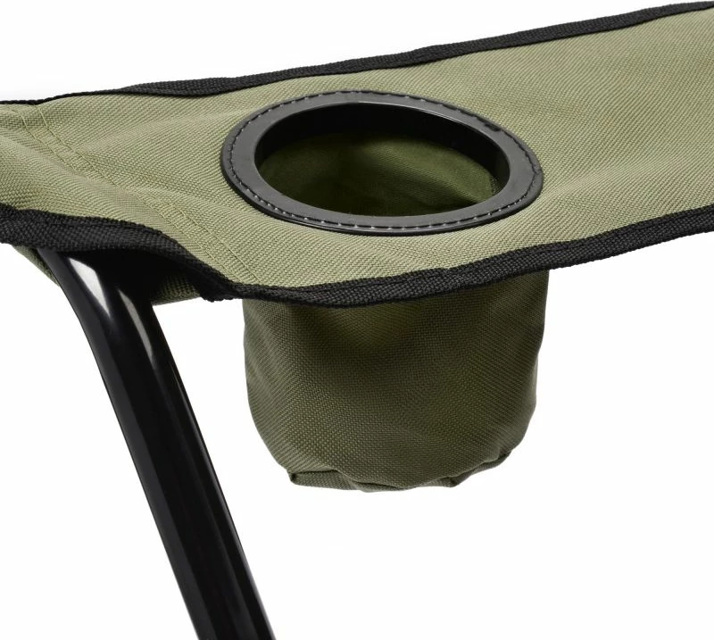 Poglobljena zložljiva turistična stol Meteor Hiker, zelena