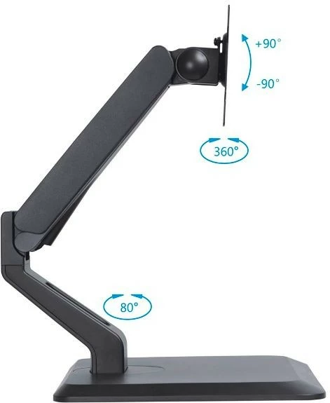 Nosilec za monitor za mizo, 17–32\", 10 kg, črn, Techly ICA-LCD 35TS