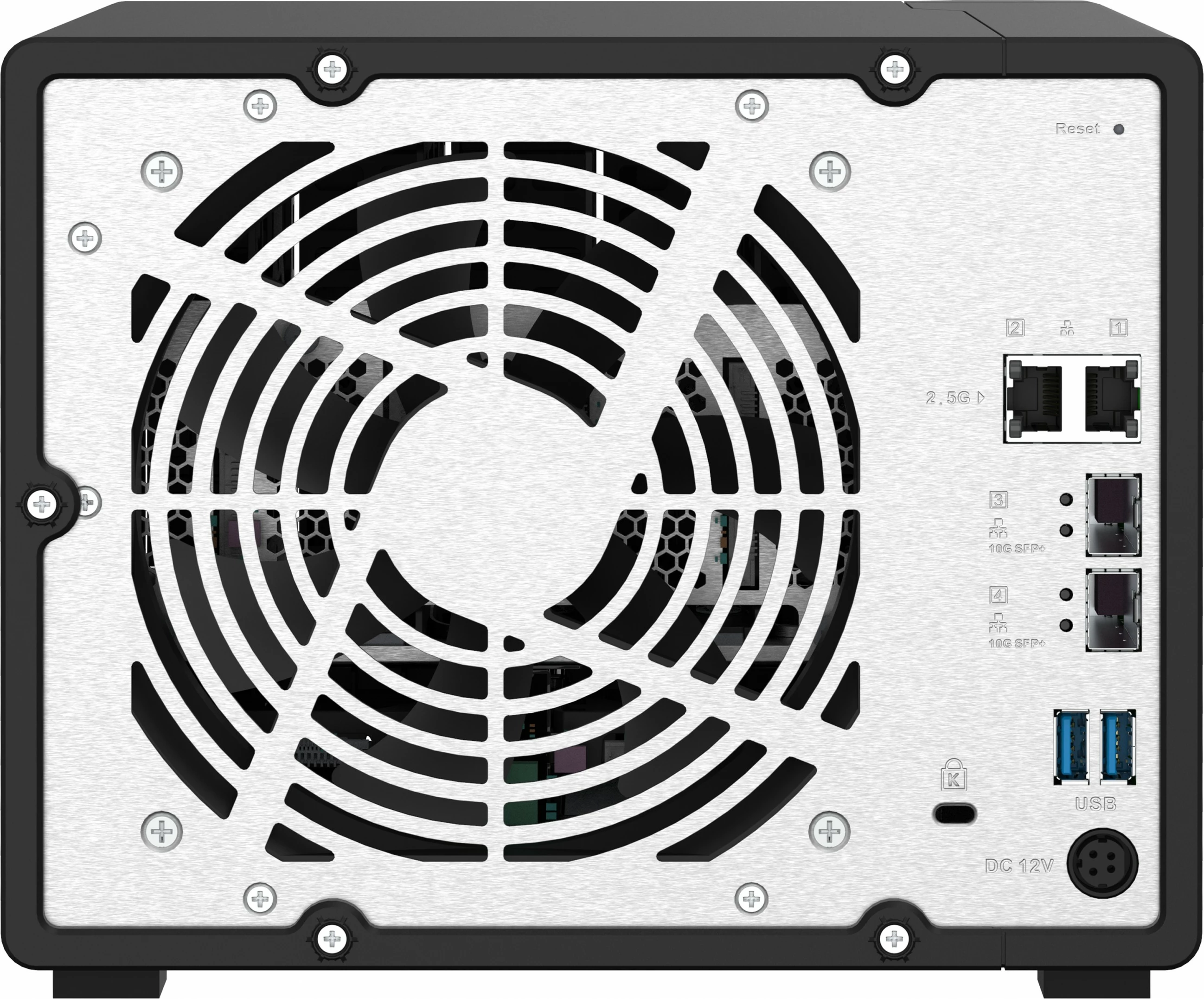 NAS z 9 mesti za diske QNAP TS-932PX-4G, 4GB RAM, 2x10GbE, 2x2.5GbE, črn