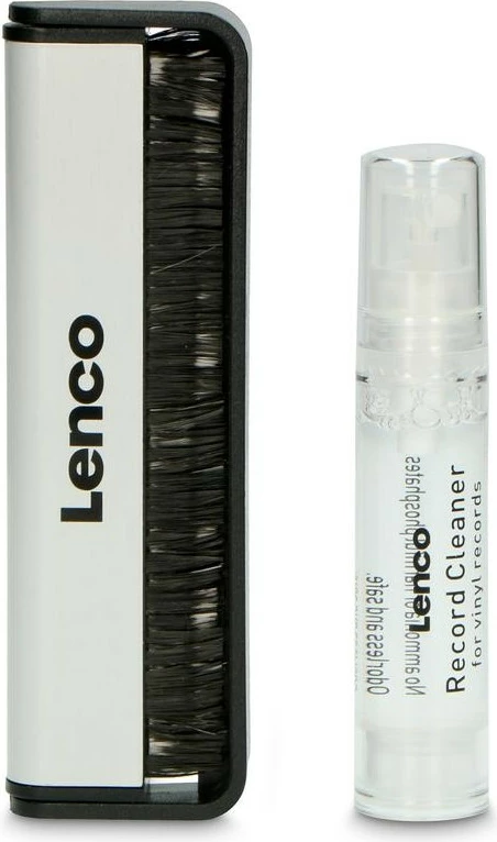 Set za čiščenje za vinilne plošče Lenco TTA-3IN1, ogljikova krtača, raztopina, krpa