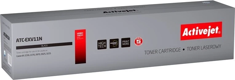Toner za laserski tisk v črni, Activejet ATC-EXV11N za Canon C-EXV11, črn