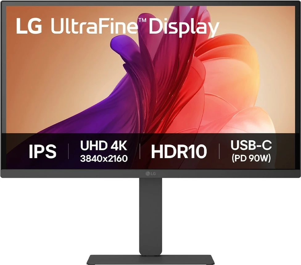 27-palčni 4K UHD IPS monitor HDR10 USB-C, LG 27U730A-B, črn