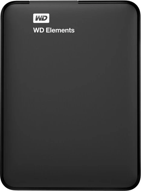 Zunanji trdi disk WD Elements Portable 4TB, USB 3.0, črn
