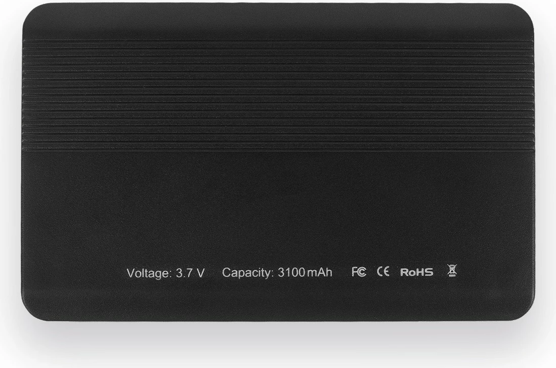 Prenosna LED luč RealPower VL-1, 3100 mAh, 8 W, 120 LED, črno/bele