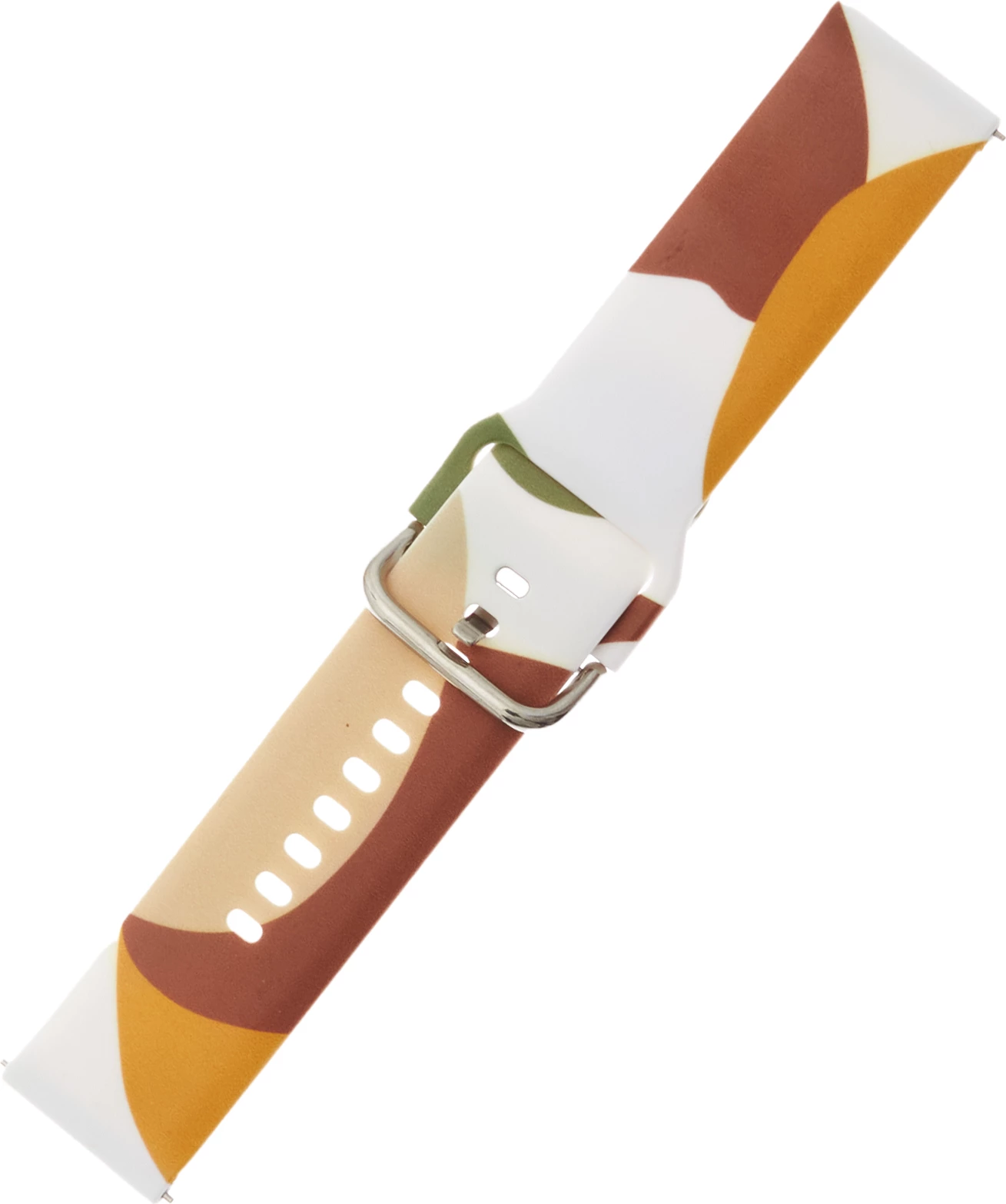 Silikonski pašček za uro, kamuflažen večbarven — Hurtel Moro Band, 20 mm, za Samsung Galaxy Watch