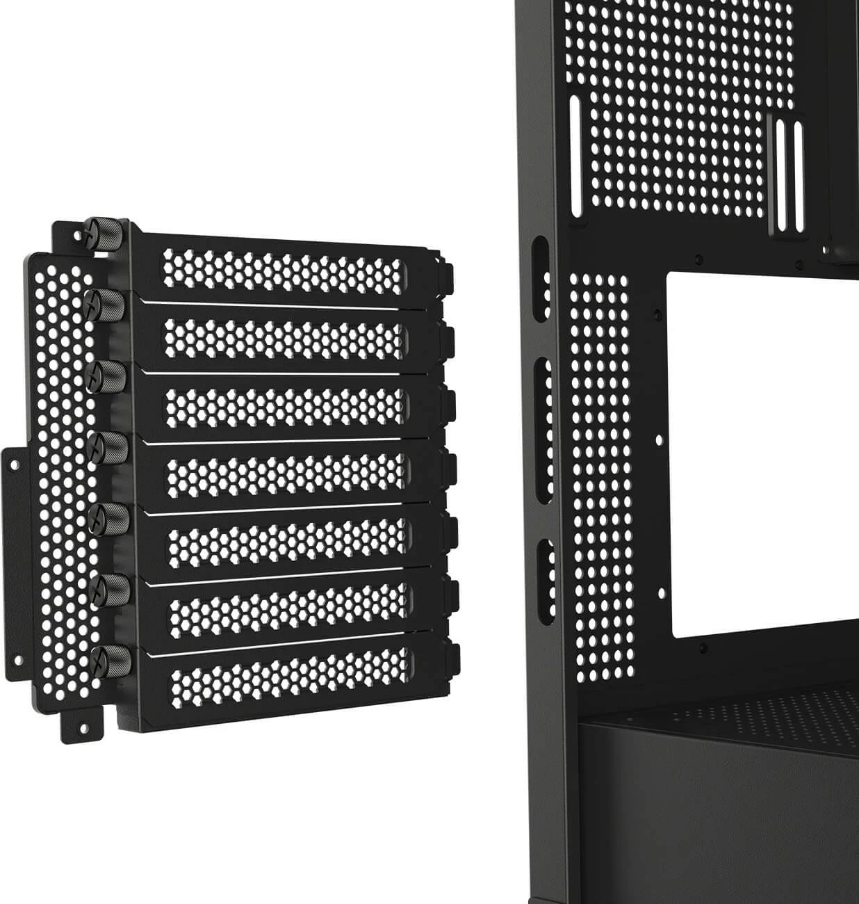 Računalniško ohišje midi Cougar FV270 ARGB, črn