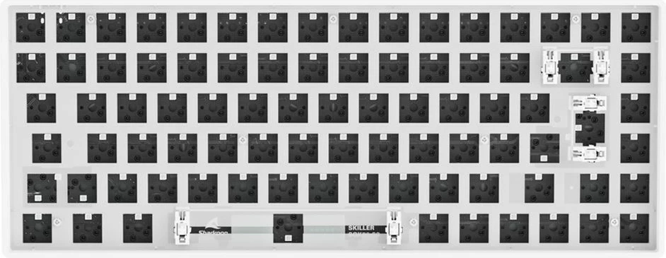 Mekančna tipkovnica barebone Sharkoon SKILLER SGK50 S3, 75%, RGB, bela