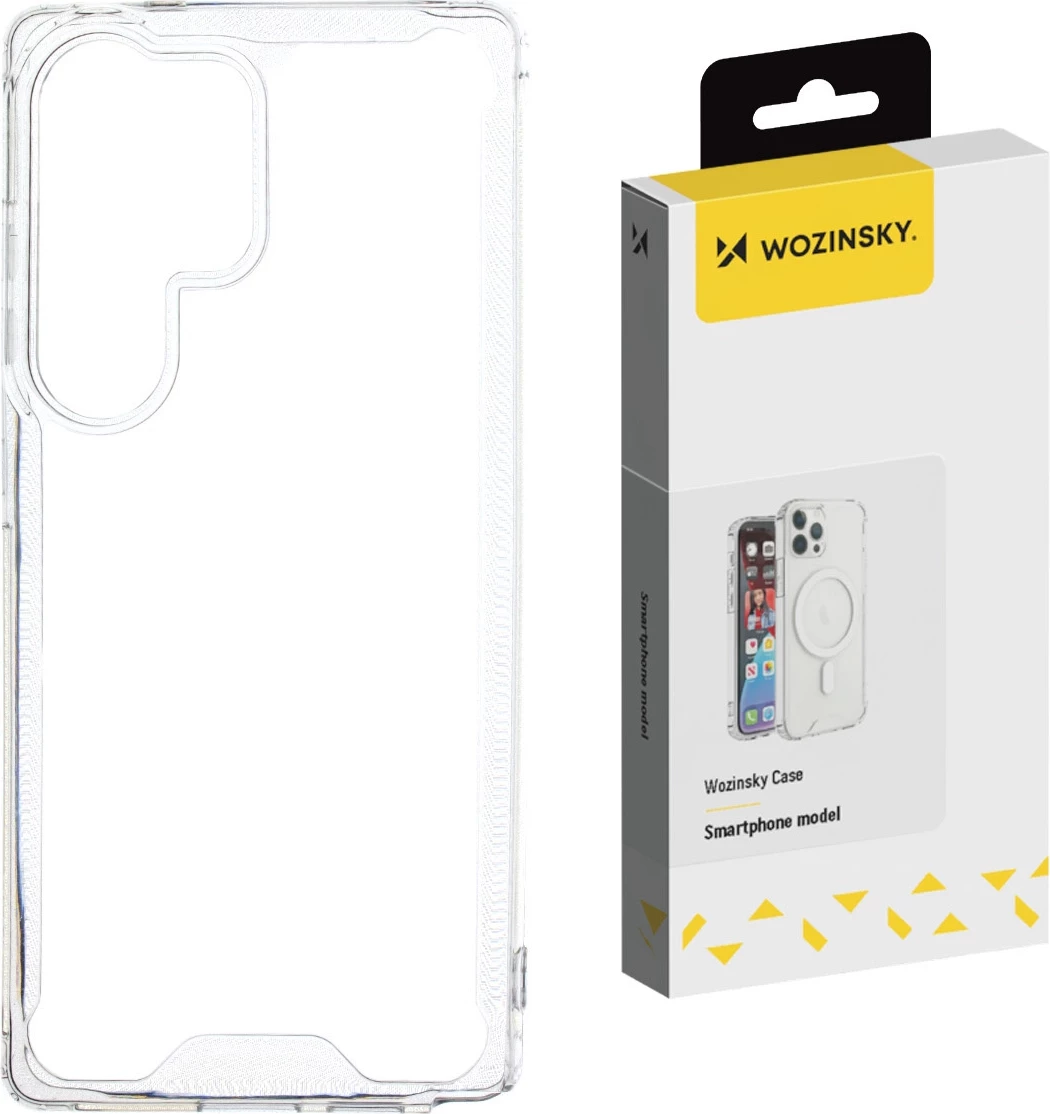 Ovitek Clear Corner Case Wozinsky za Samsung Galaxy S25 Ultra, prozoren