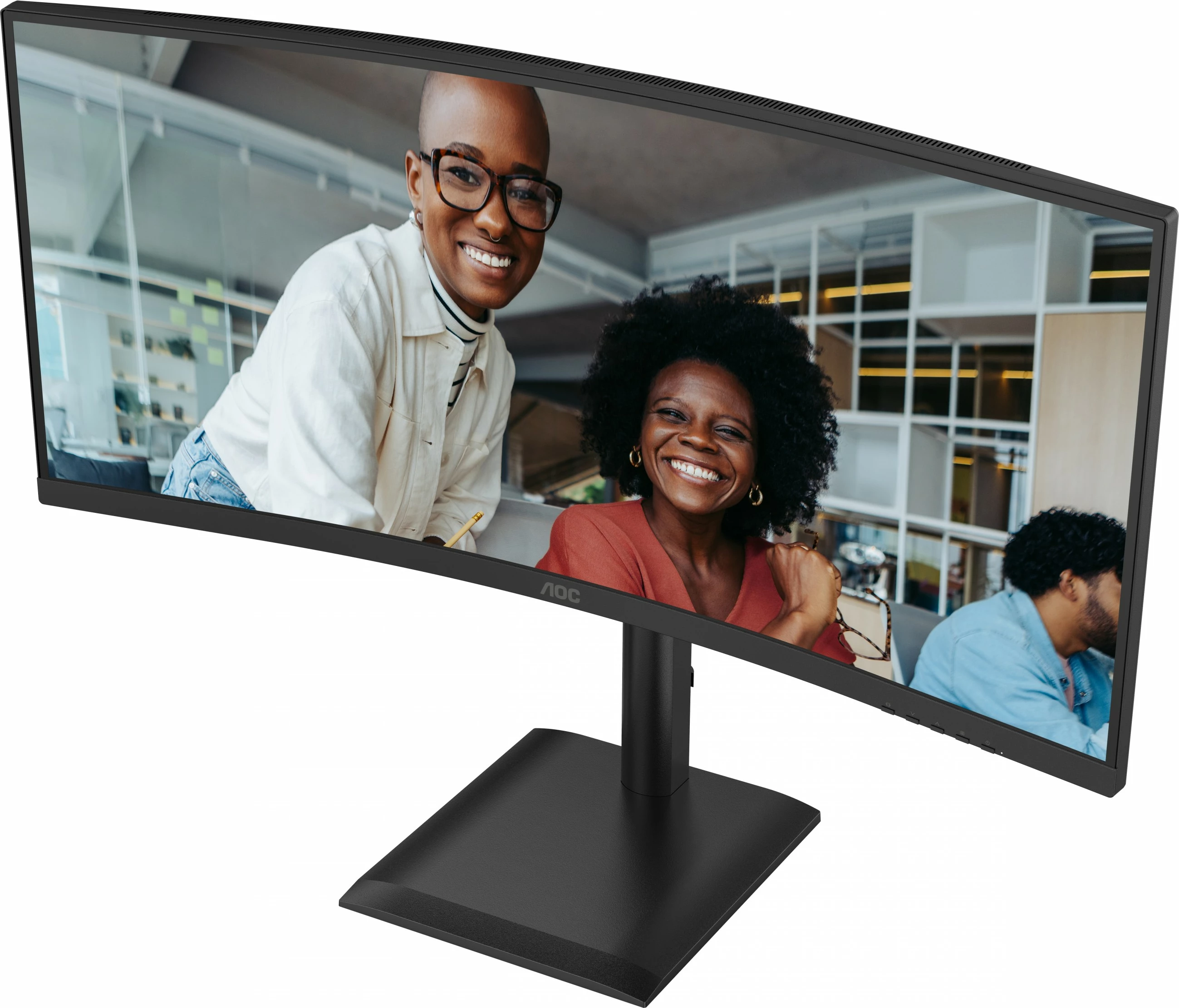 Zakrivljen 34-palčni monitor (86,4 cm), WQHD, 120 Hz, USB-C, črn AOC CU34E4CV