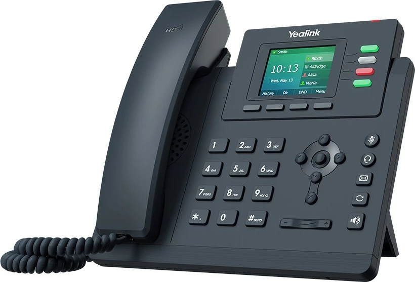 IP telefon, Yealink SIP-T33G, 4 linije, 1000 stikov, siva