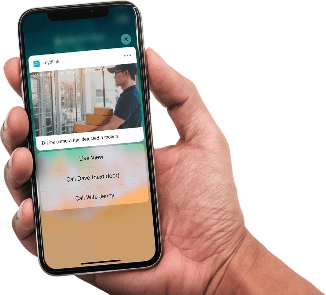 Notranja Wi‑Fi kamera D-Link DCS-8350LH, 2K QHD, bela