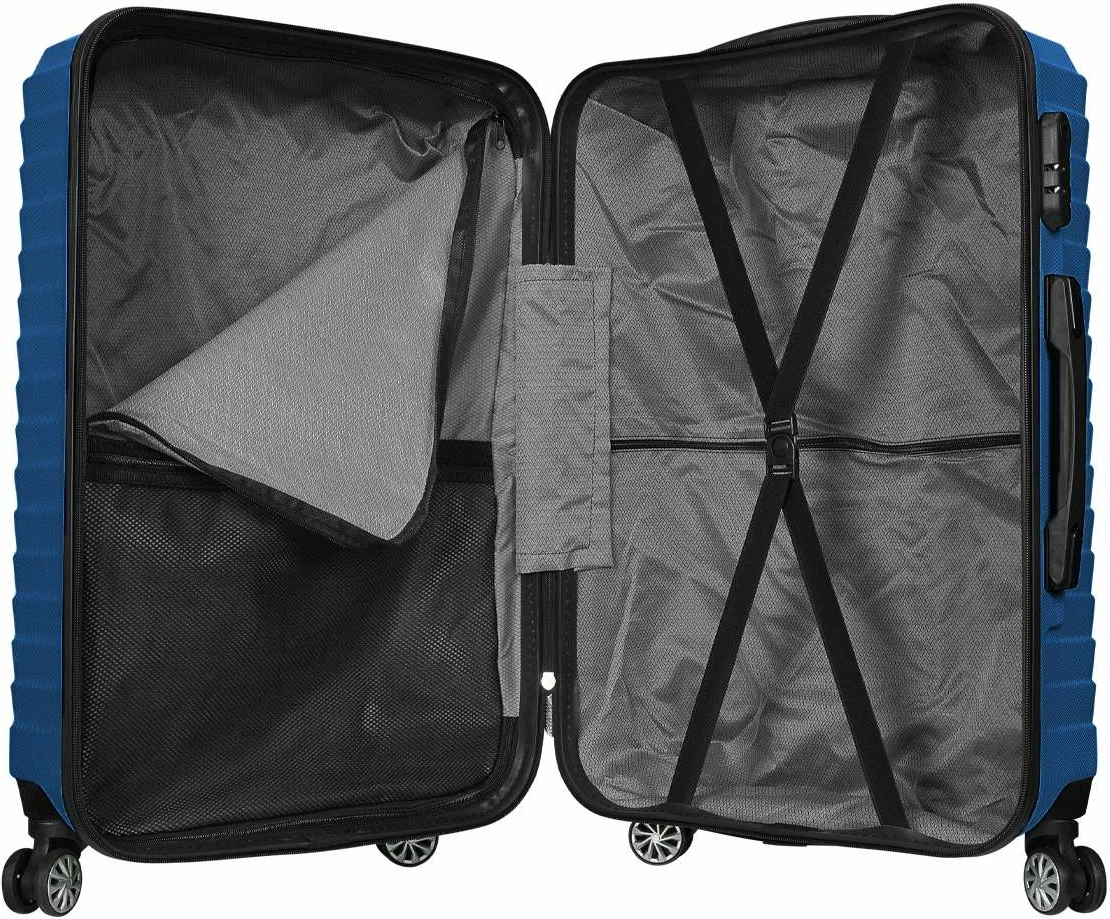 Potovalni kovček Wexta Wx-1001 Zoozie Bags, modra, kabinski