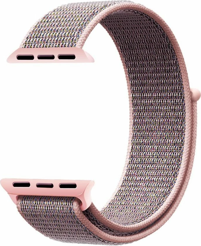 Najlonski pašček za Apple Watch, Tech-Protect, 38/40/41 mm, rožnat