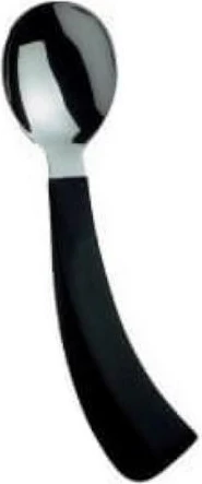 Upognjena žlica za desničarje SUNDO, siva