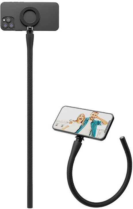 Fleksibilno magnetno držalo za telefon Telesin P3-FM-01, črno