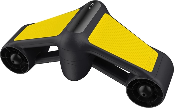 Podvodni skuter, 60 min, 50 m globina, potisk 12 kg, Geneinno S1-Plus, oranžna/rumena