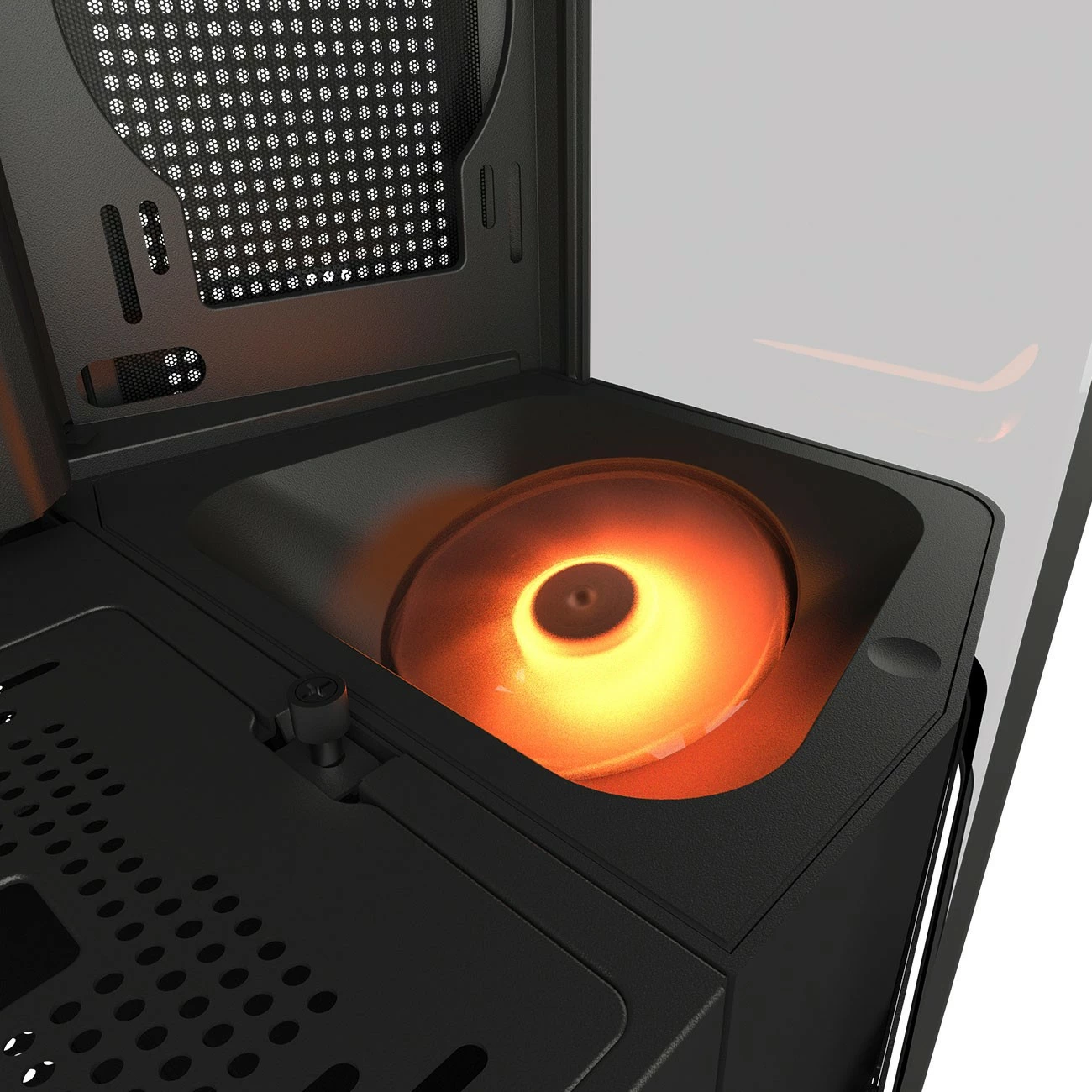 Računalniško ohišje midi Cougar FV270 ARGB, črn